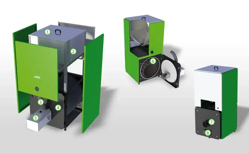Zdjęcie Kostrzewa Mini Bio 10kW: 5 optymalnych ustawień pieca