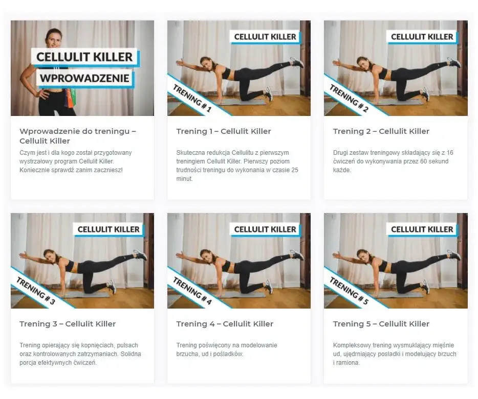 plan treningowy hiit na cellulit ćwiczenia
