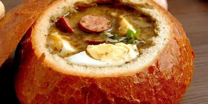 kuchnia kujawska gęsina żurek