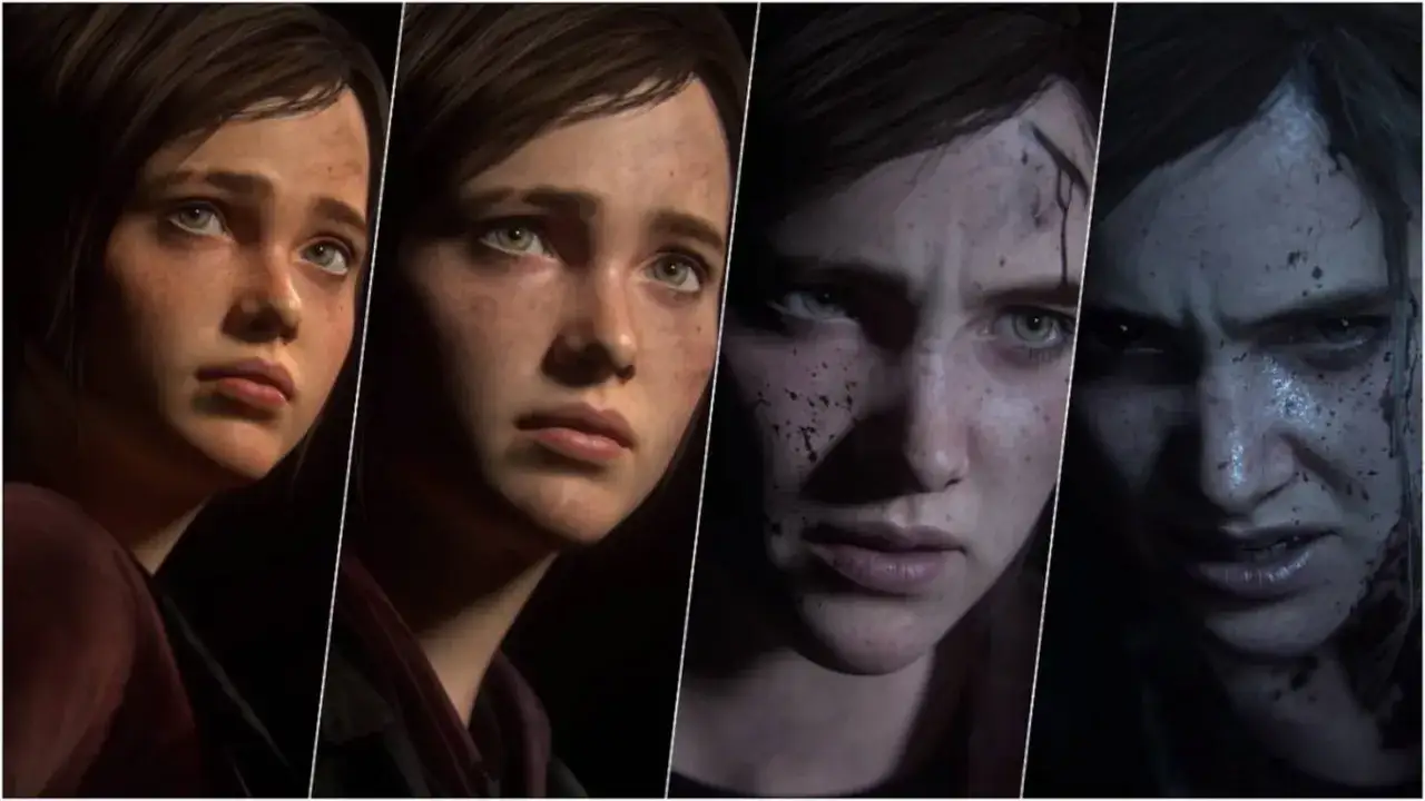 Evolución de the last of us Ellie: de joven inocente a guerrera endurecida por la vida.