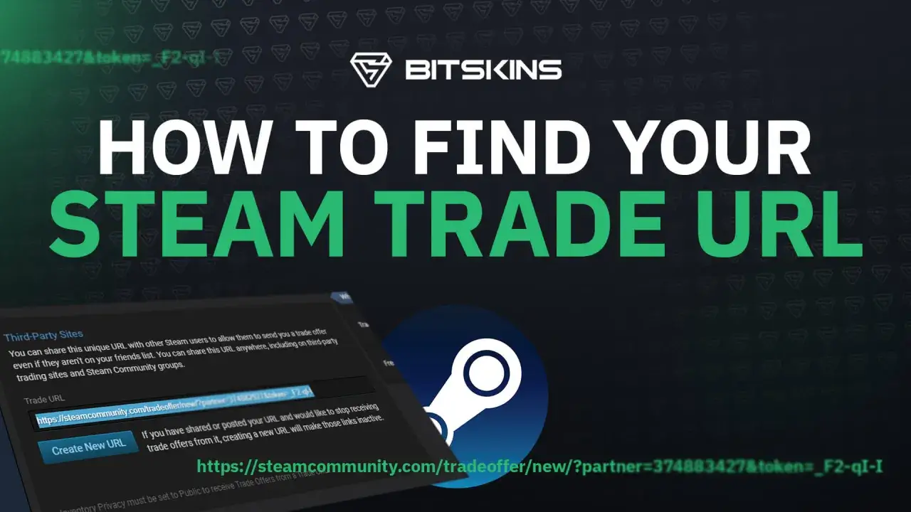 Steam mobile app trade link location