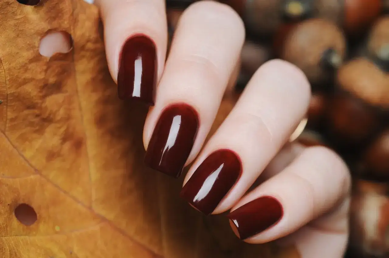 Herbst Nagellack Farben Palette