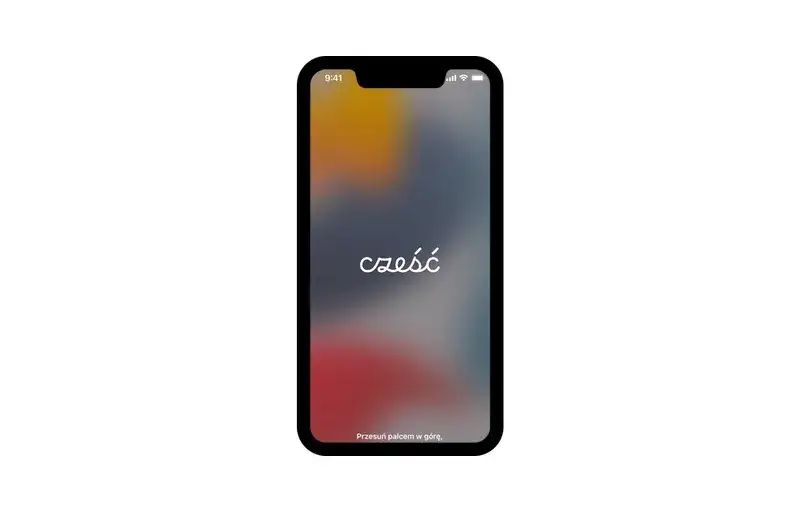 iPhone pierwsze uruchomienie ekran powitalny