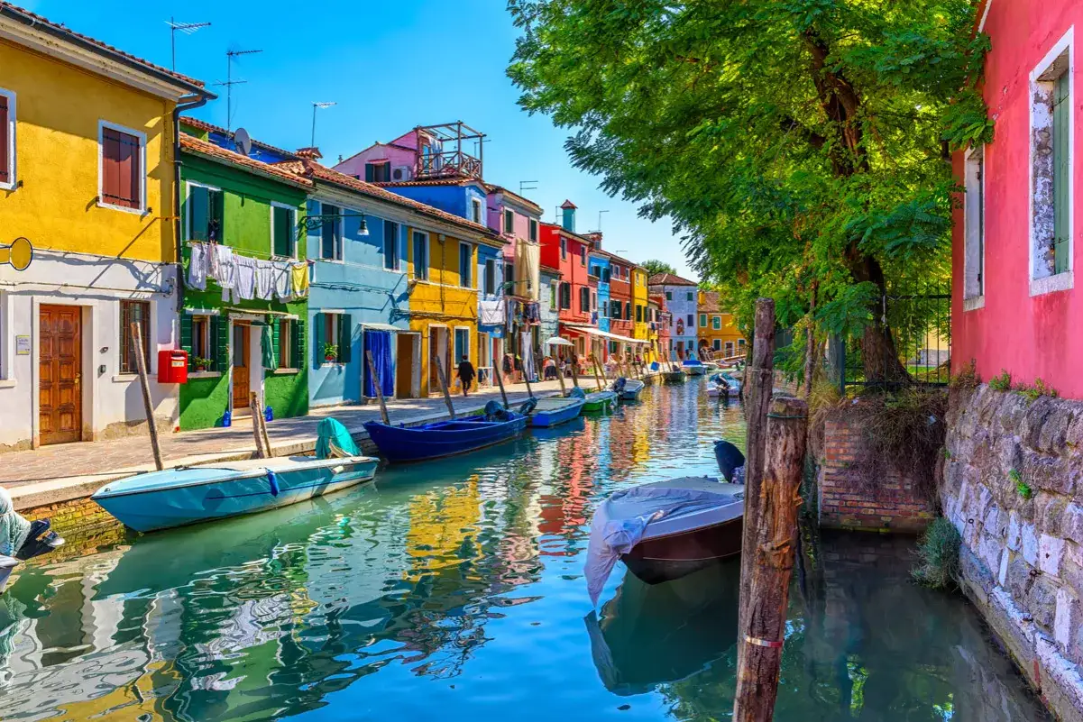 Case colorate Burano Venezia