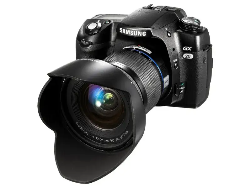 Samsung GX-20 z obiektywami Pentax K
