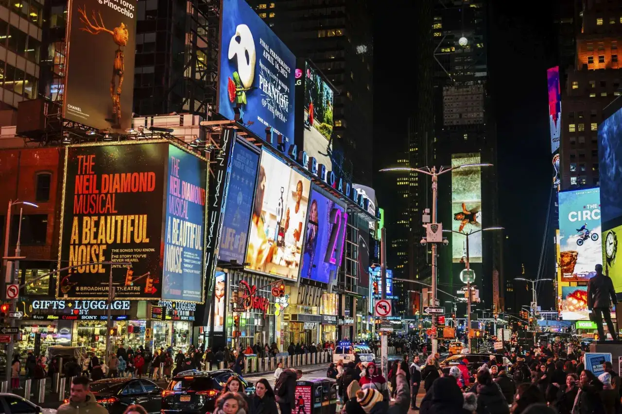 New York Times Square Nachtleben