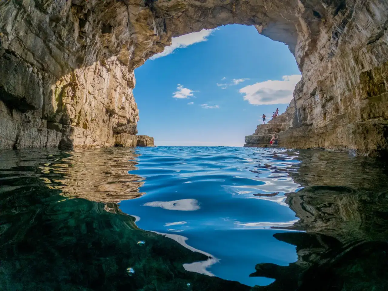 Plaże w Puli, Galebove Stijene, Plaża Ambrela