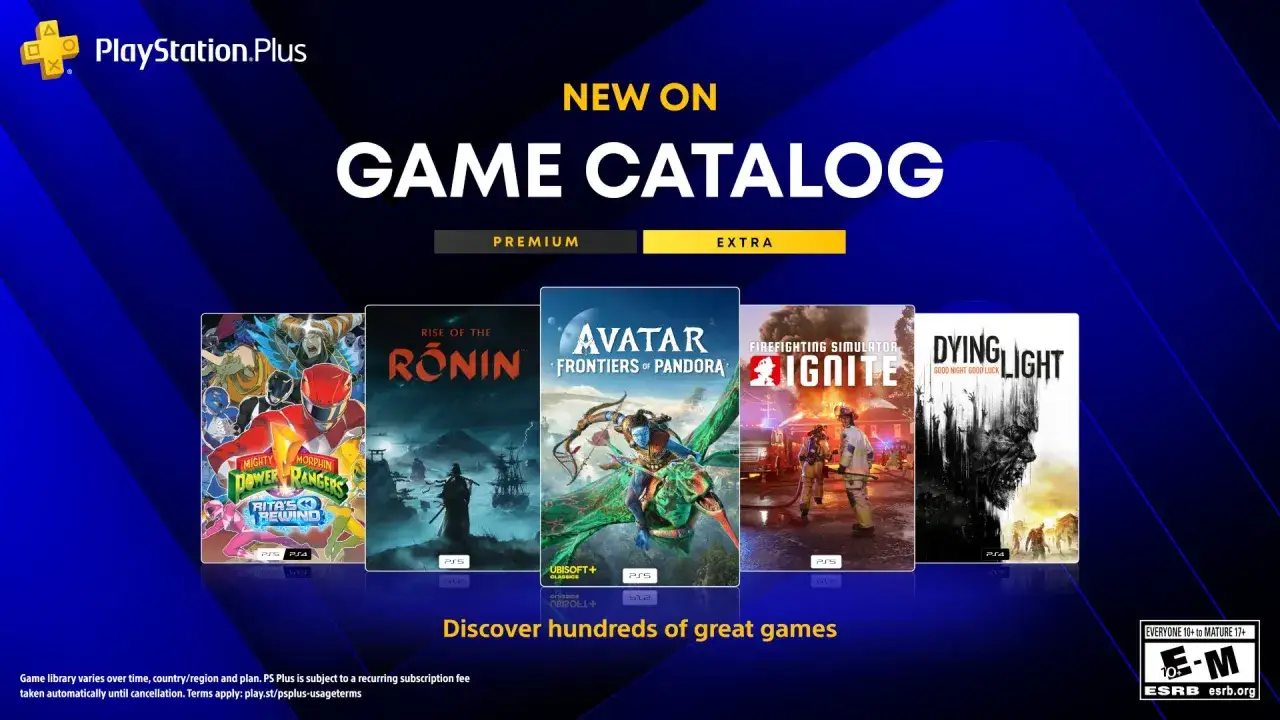 Nowe darmowe gry na PS4 w katalogu PlayStation Plus: Mighty Morphin Power Rangers, Rise of the Ronin, Avatar, Firefighting Simulator, Dying Light.