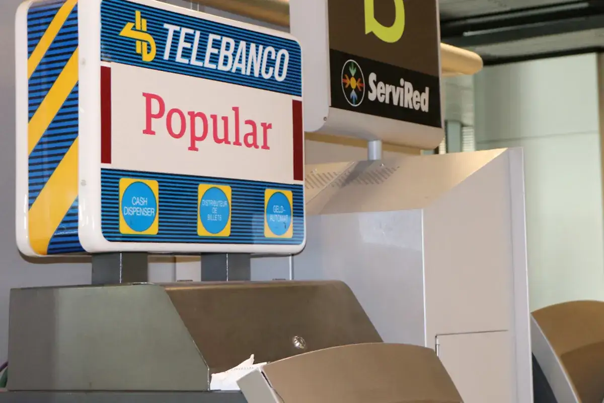Un cajero automático 