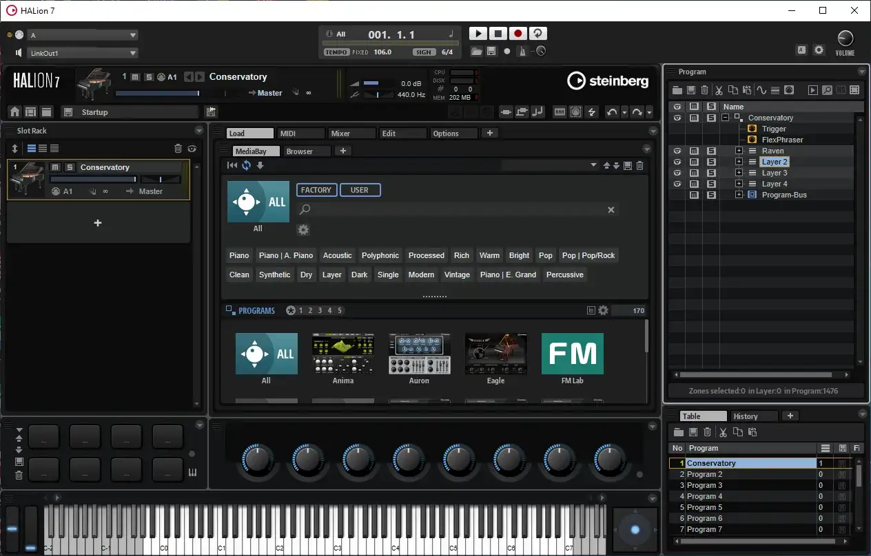 HALion 7: Ein virtuelles Instrument mit Klavier-Sound