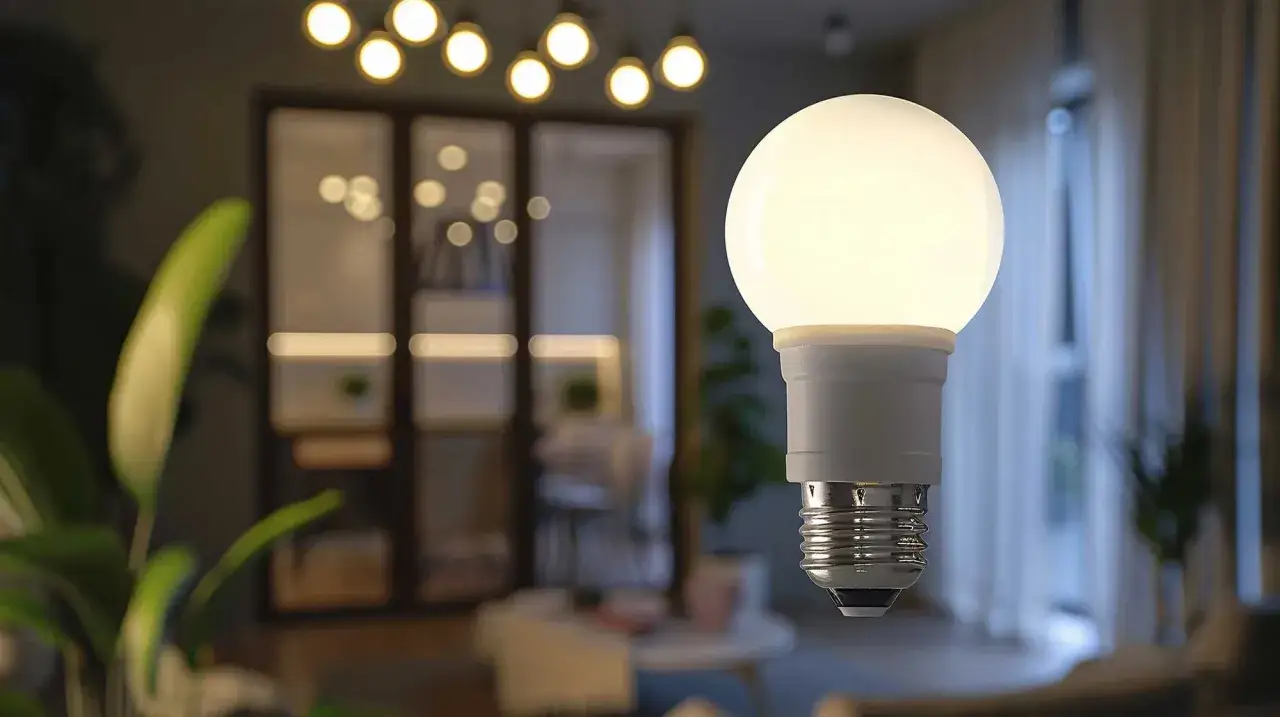 Energooszczędne żarówki LED to klucz do niskich rachunków. Ta nowoczesna żarówka rozświetla wnętrze, pokazując, jakie żarówki są najbardziej energooszczędne.