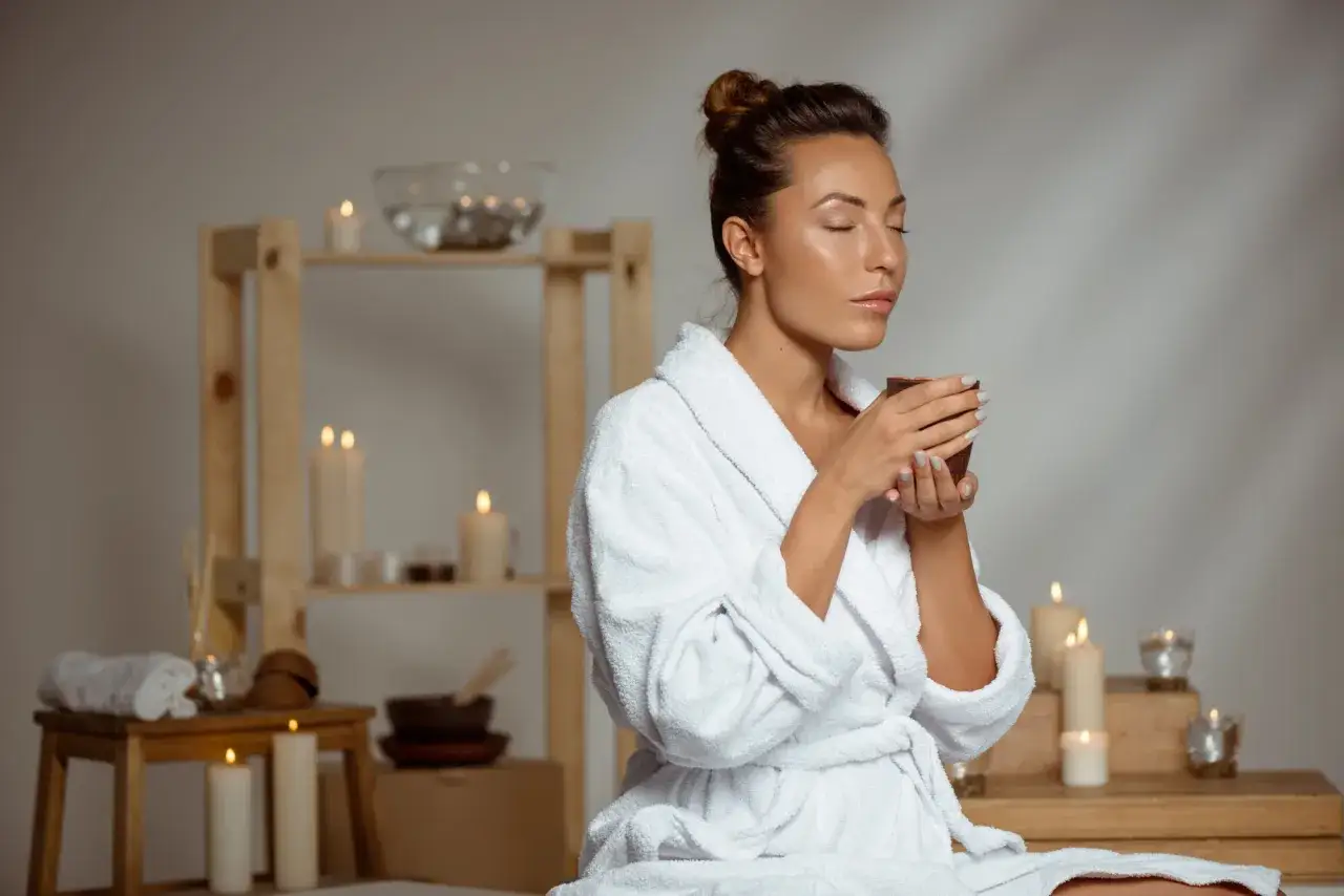 Malowniczy hotel spa w górach, z widokiem na krajobraz