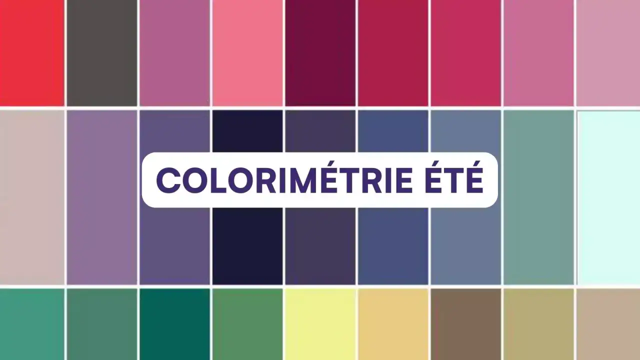 Palette de couleurs douces et pastel, &eacute;voquant la **colorim&eacute;trie &eacute;t&eacute;**. Des teintes de rose, violet, bleu et vert se marient harmonieusement.