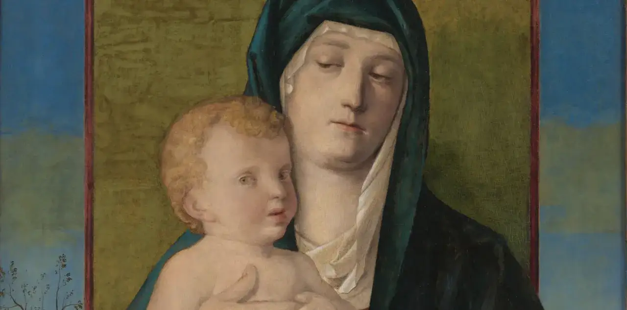 Madonna z Dzieciątkiem, dzieło włoskiego malarza renesansowego.