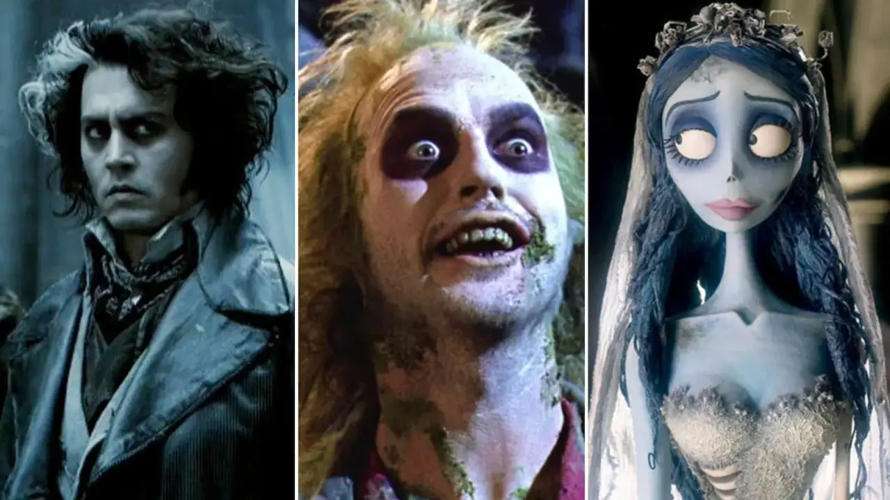 Johnny Depp som Sweeney Todd, Michael Keaton som Beetlejuice och Emily fr&aring;n Corpse Bride &ndash; ikoniska karakt&auml;rer fr&aring;n filmer med Tim Burton.