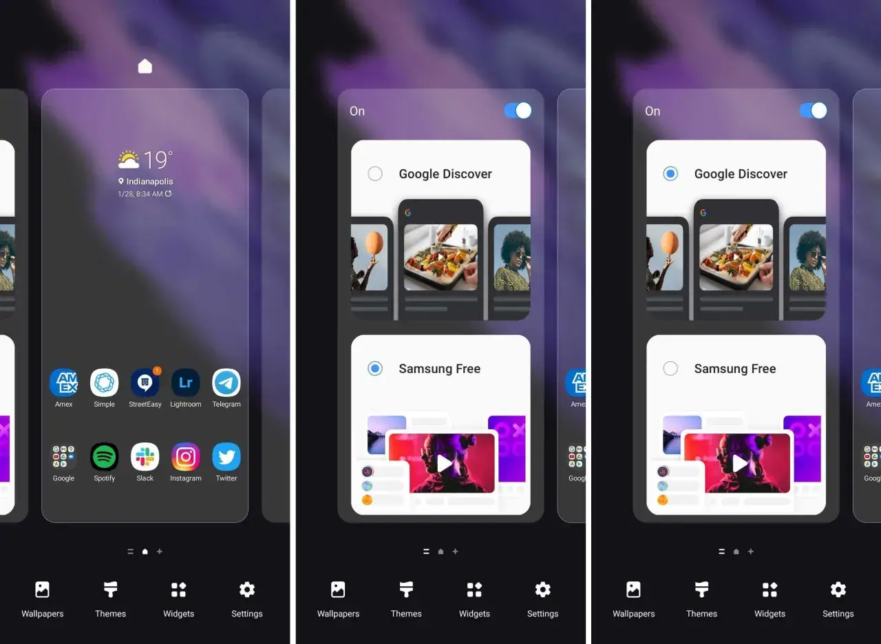 Samsung News vs Google Discover porównanie