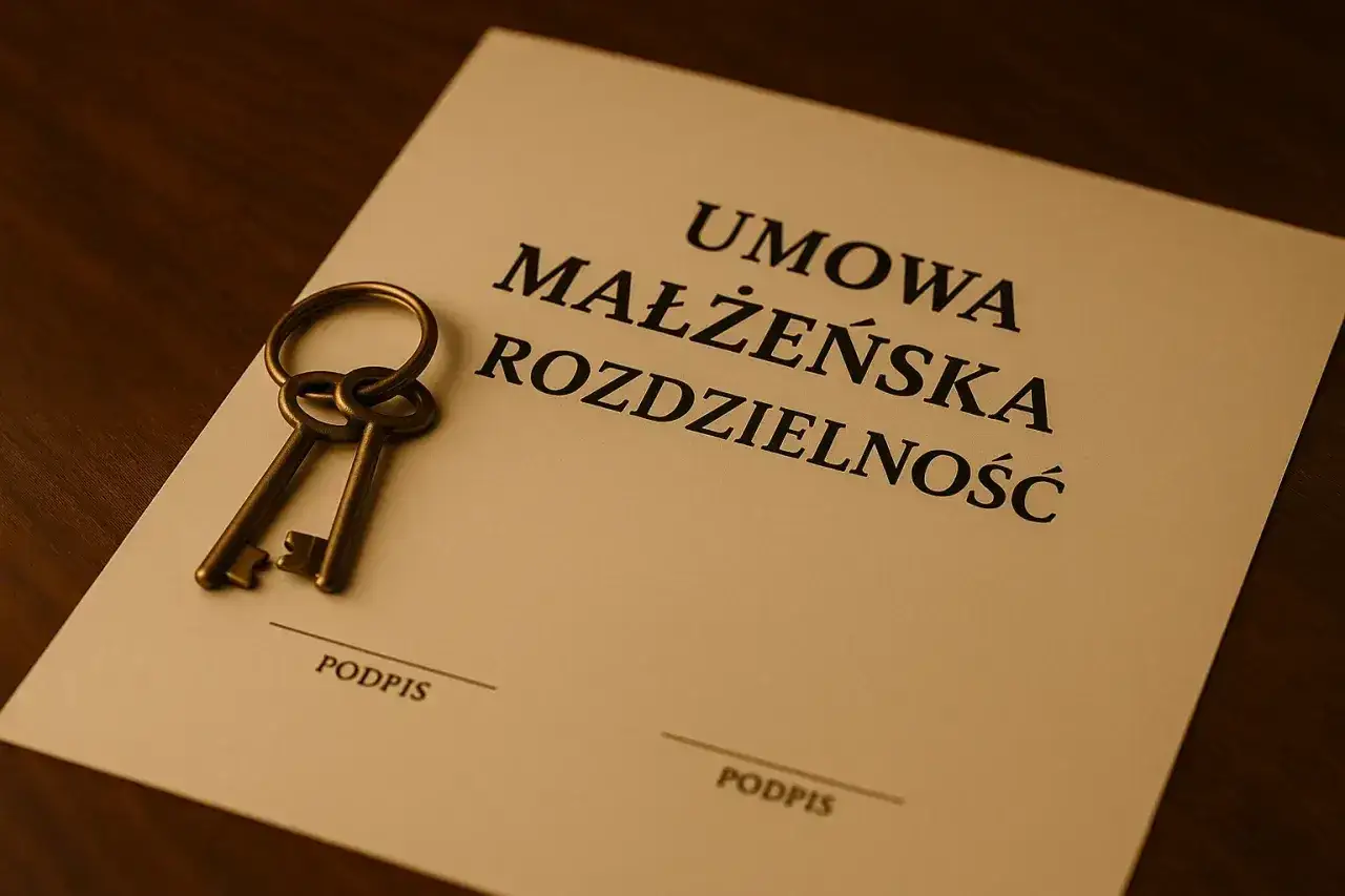 Dwa klucze leżą na dokumencie