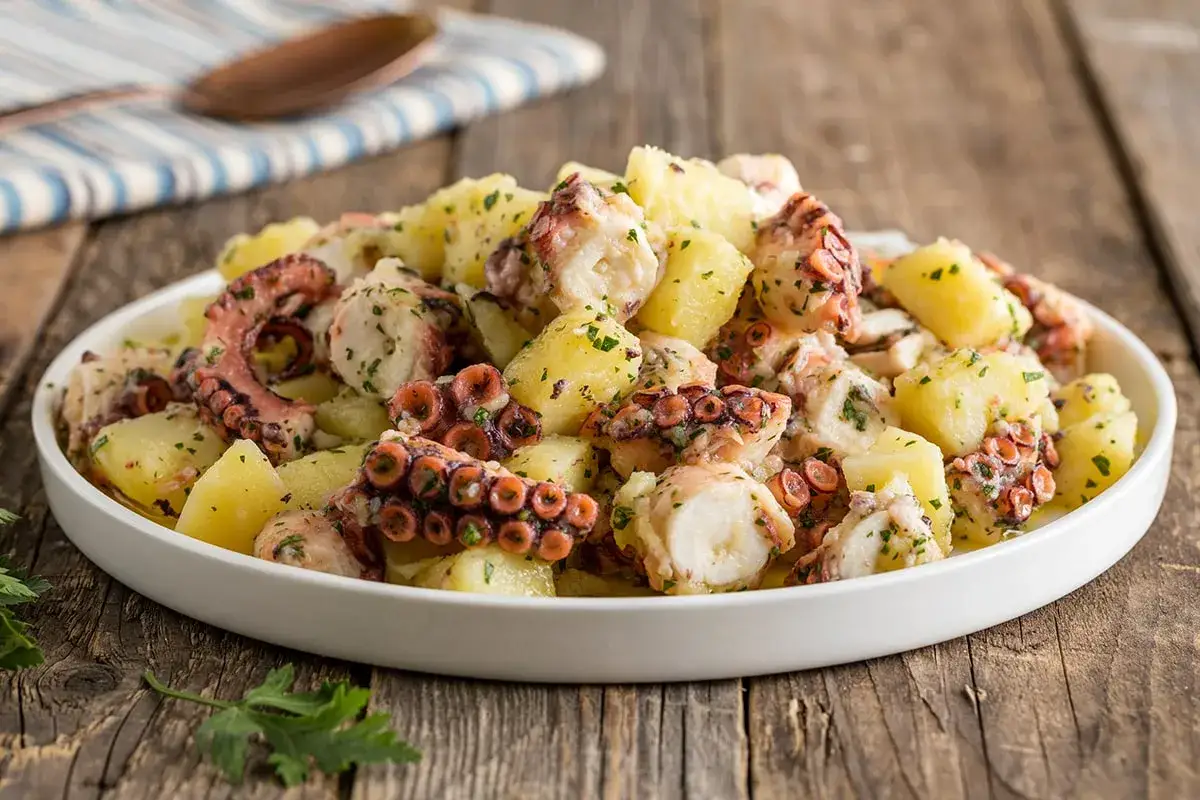 Polpo e patate insalata