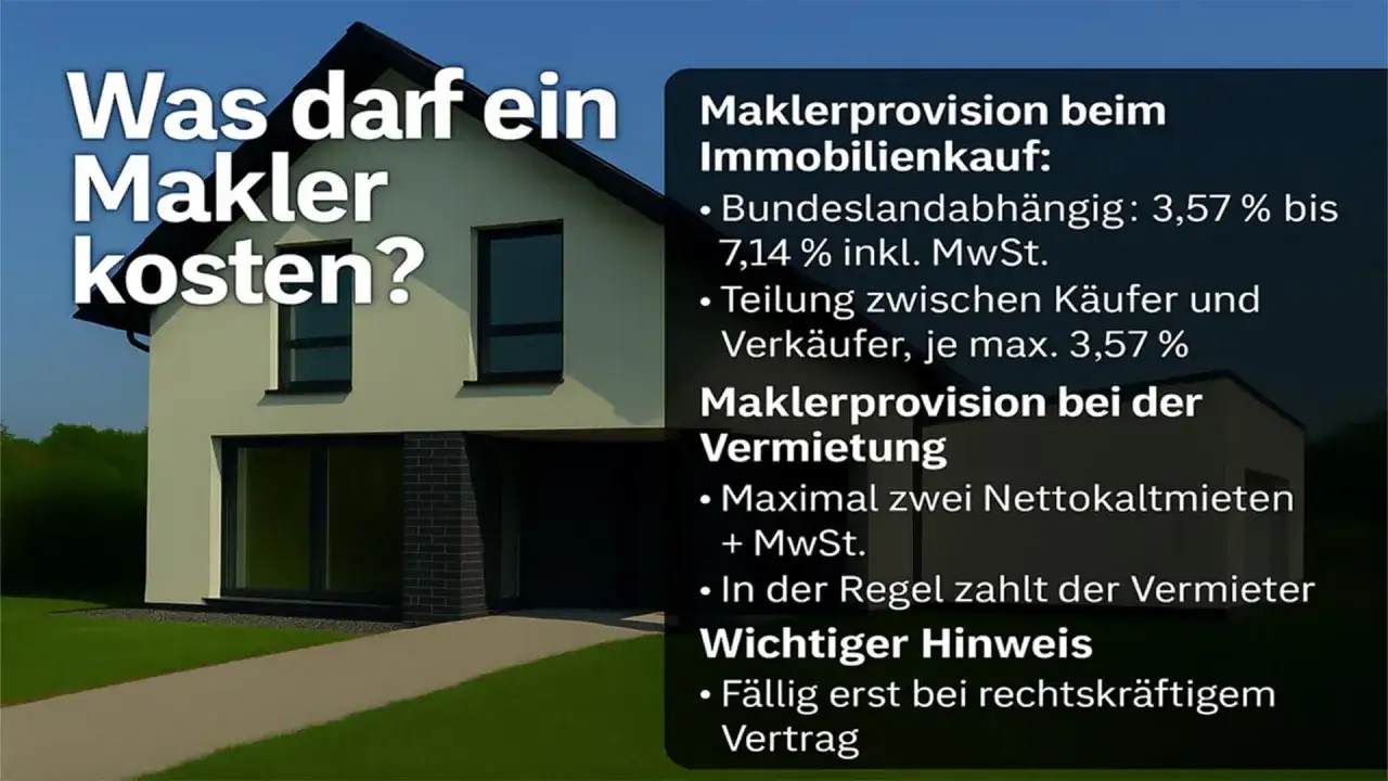 Was kostet ein Makler? Infos zu Maklerkosten bei Kauf und Vermietung einer Wohnung.