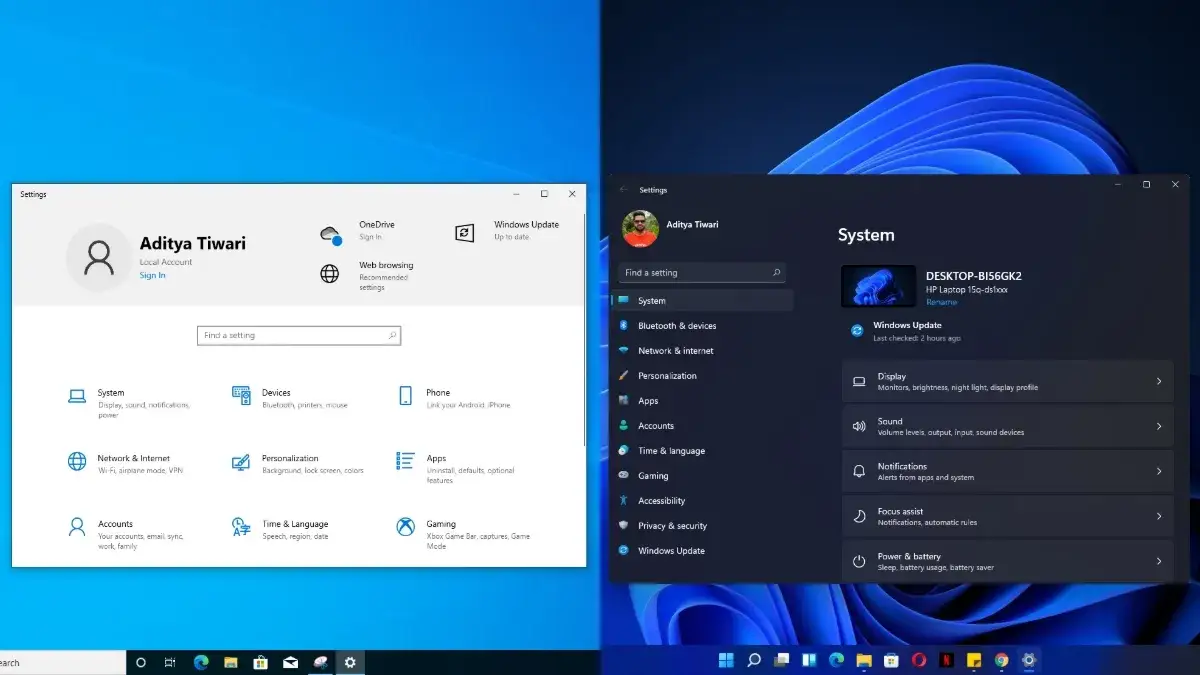 windows 10 11 ustawienia system informacje