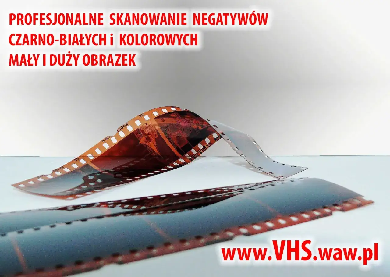 Profesjonalne skanowanie różnych rodzajów filmu: czarno-białych i kolorowych. Zachowaj wspomnienia na małym i dużym obrazku.