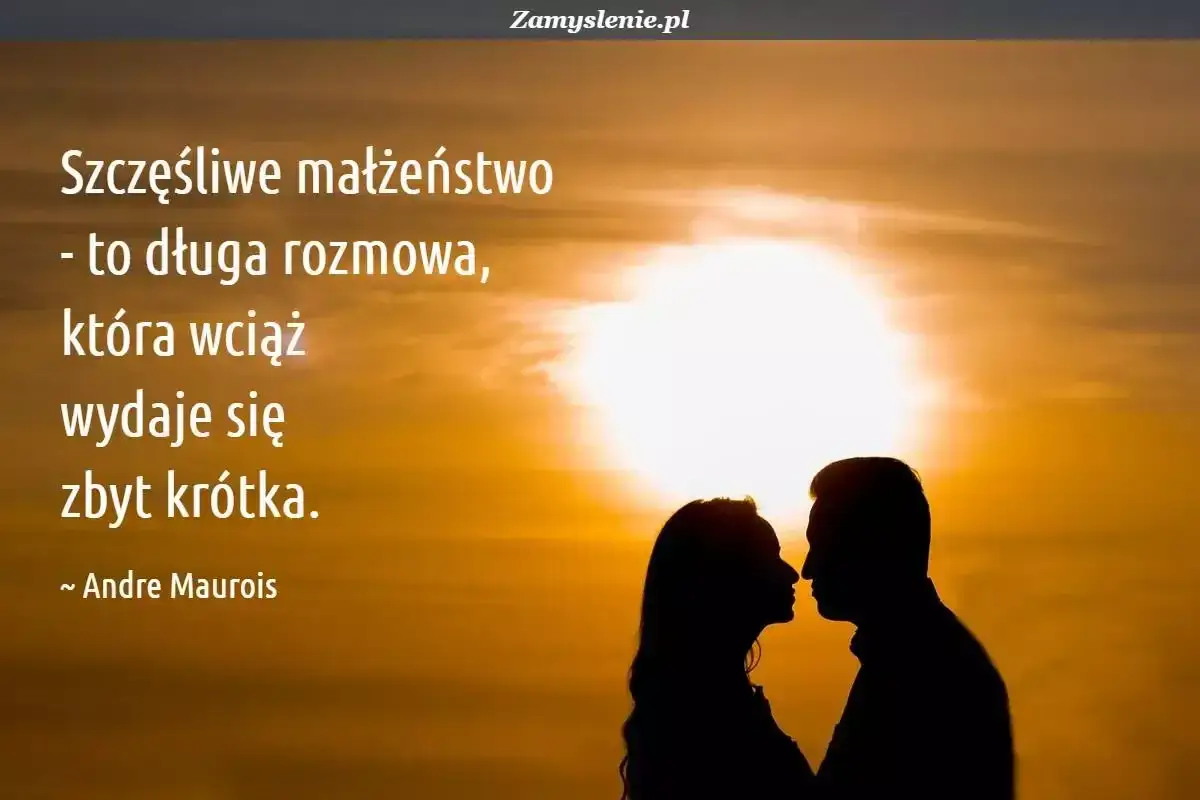 Silhouettes of a couple against a sunset, with text about successful marriage and psychology.