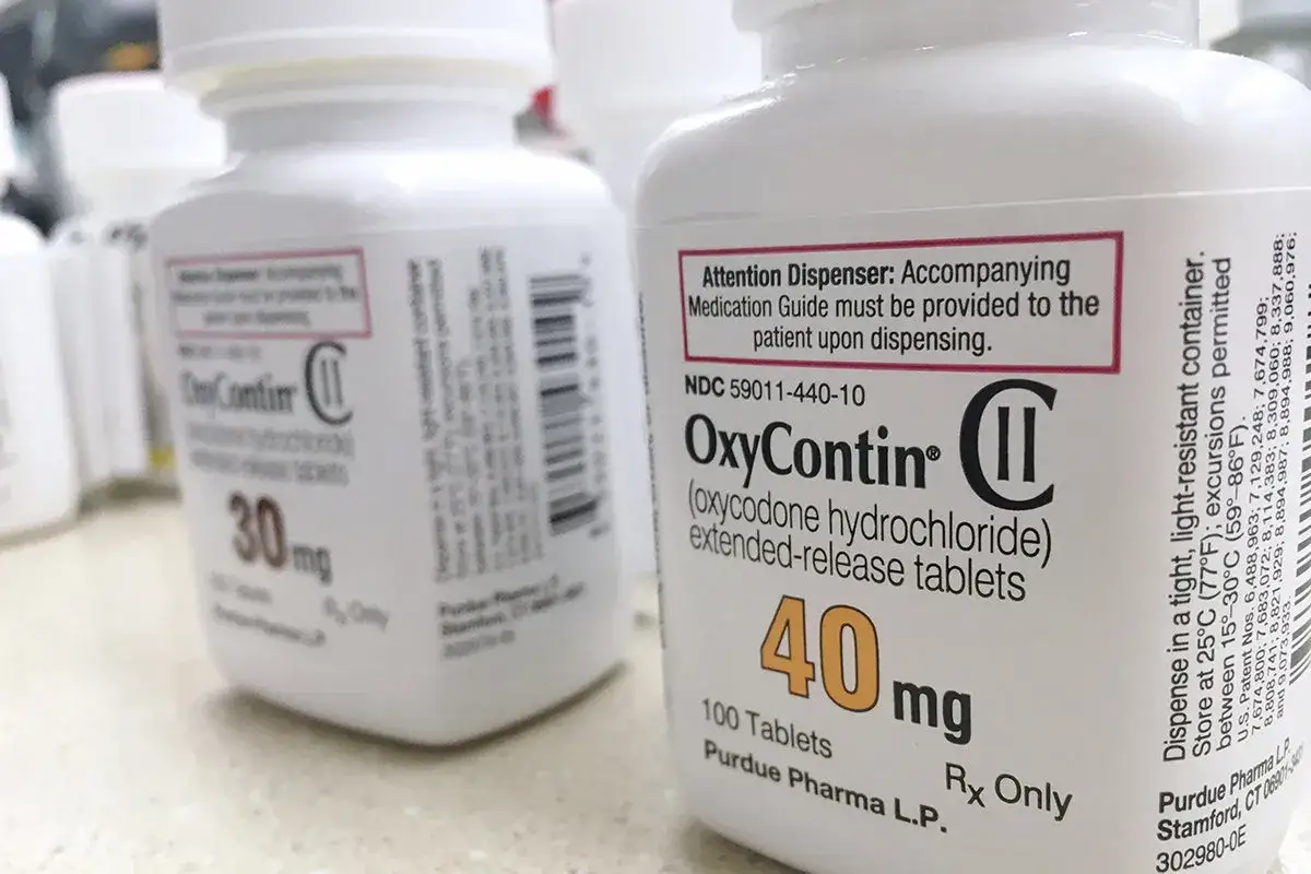 OxyContin co to? Opakowania leku OxyContin (oksykodonu chlorowodorek) o mocy 30 mg i 40 mg.