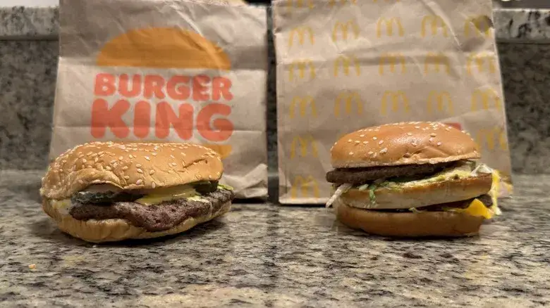 Big Mac Whopper porównanie