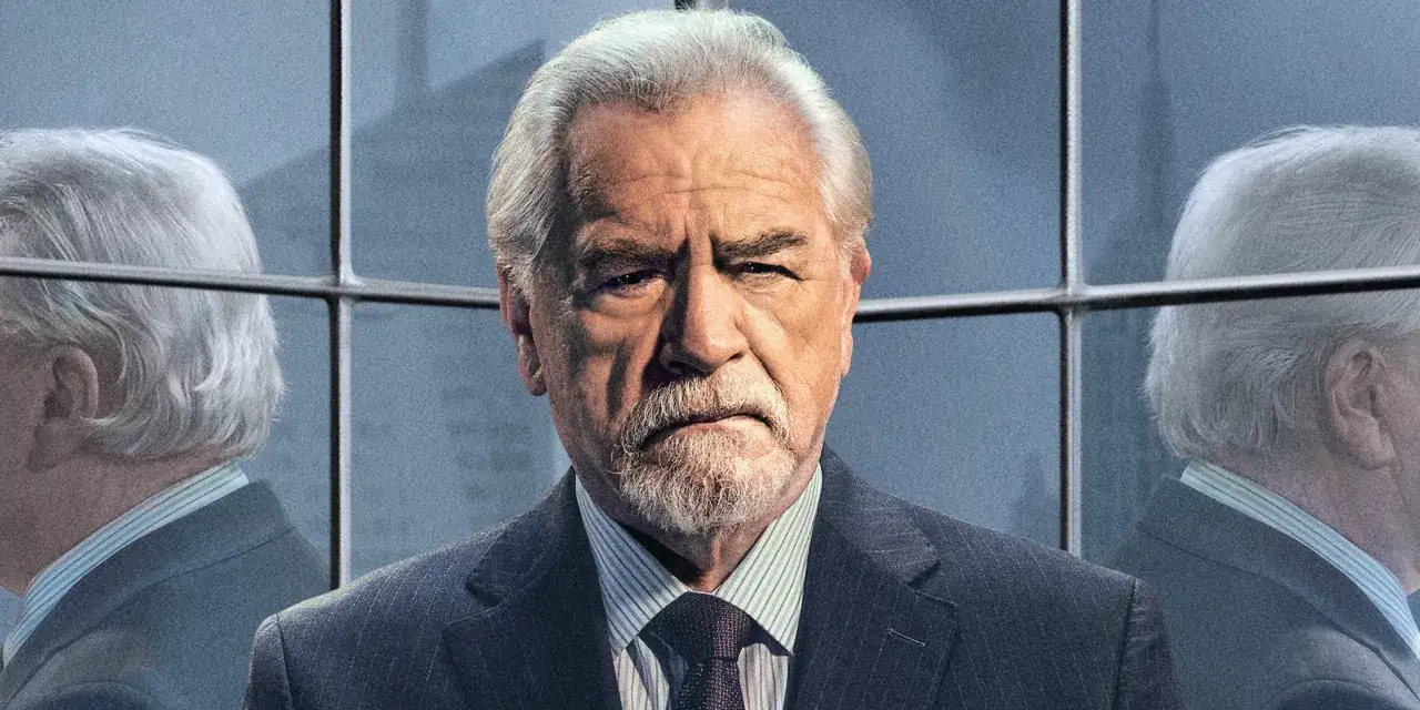 Brian Cox w garniturze, z siwą brodą i włosami, w otoczeniu odbić. Jego filmy, seriale i programy to klasyka.