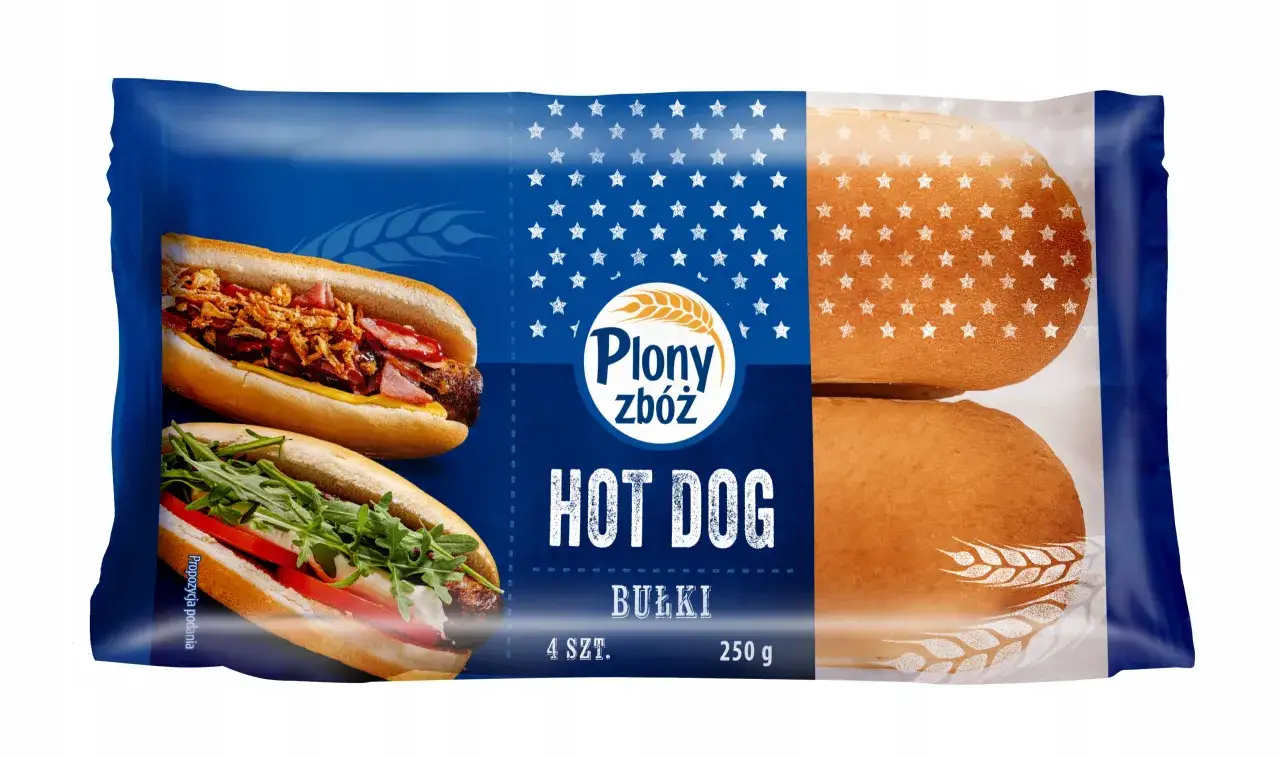Gdzie kupić bułki do hot dogów - półka sklepowa