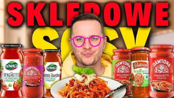 por&oacute;wnanie sos&oacute;w do spaghetti w proszku słoiku domowy