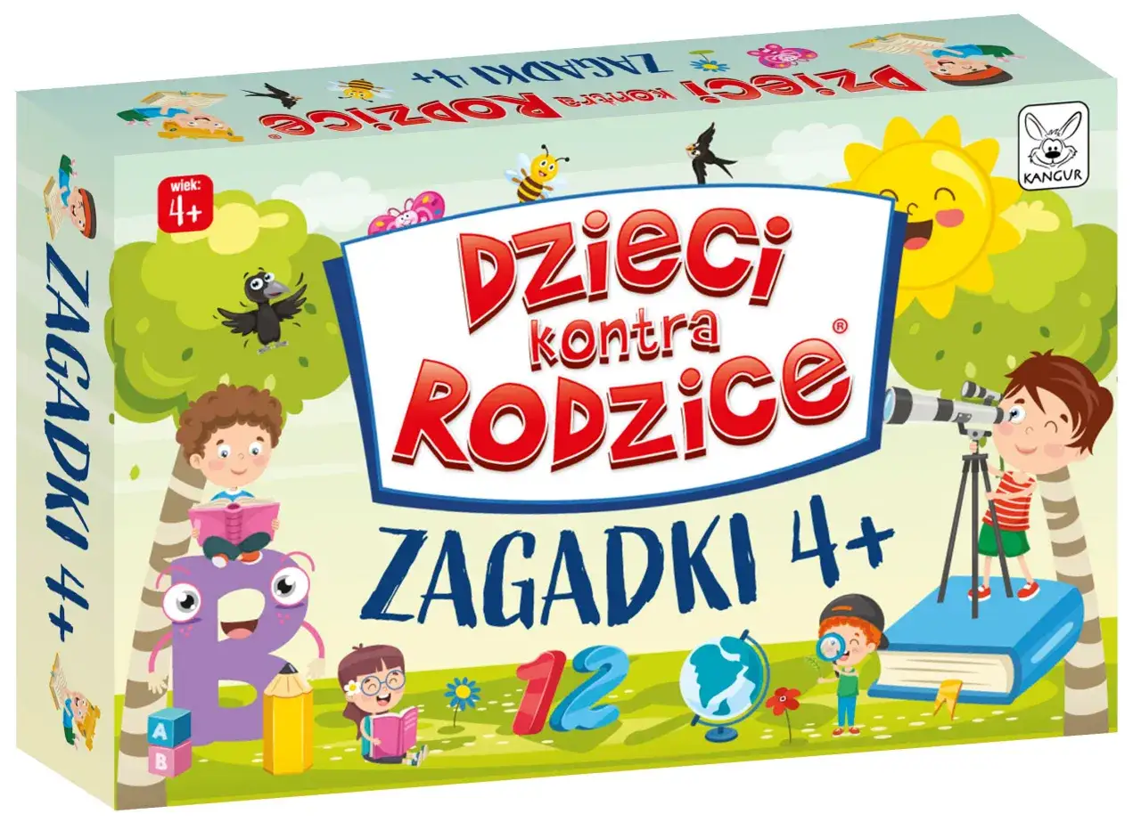 Wesoła zagadka dla dziecka od 4 lat: 