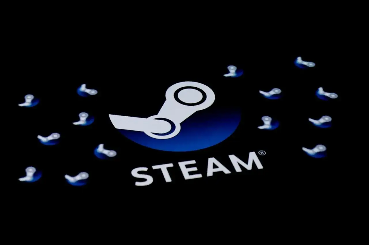 Logo Steam otoczone małymi ikonami. Dowiedz się, jak zainstalować Steam na komputerze i zacznij grać!
