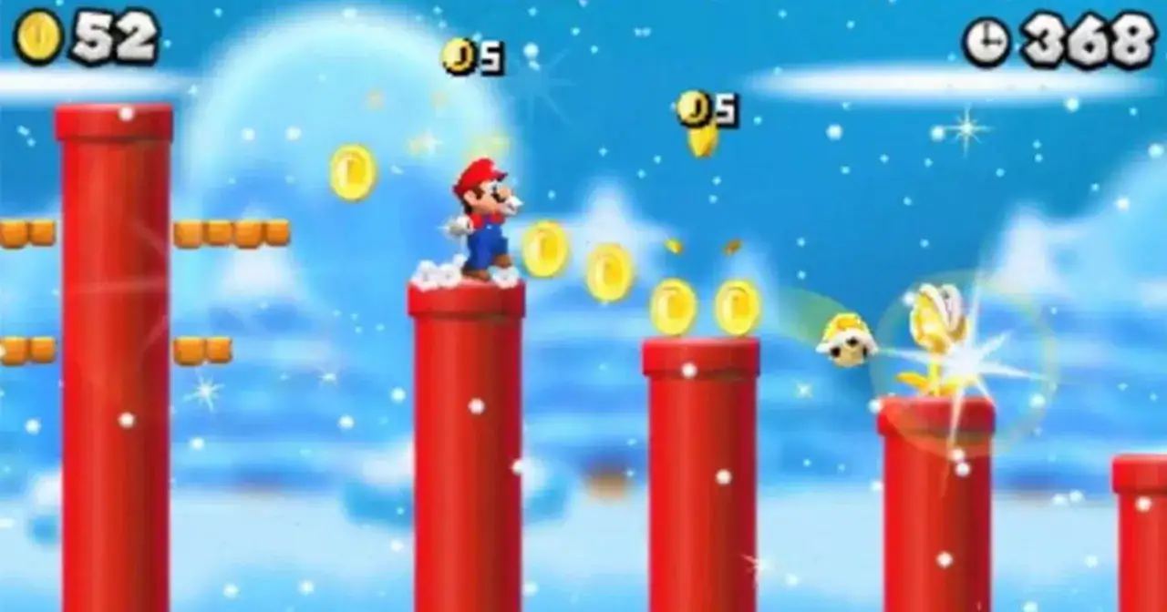 Mario zbiera monety na rurach, jak w grze. Nintendo Switch Online co daje? Dostęp do takich gier!