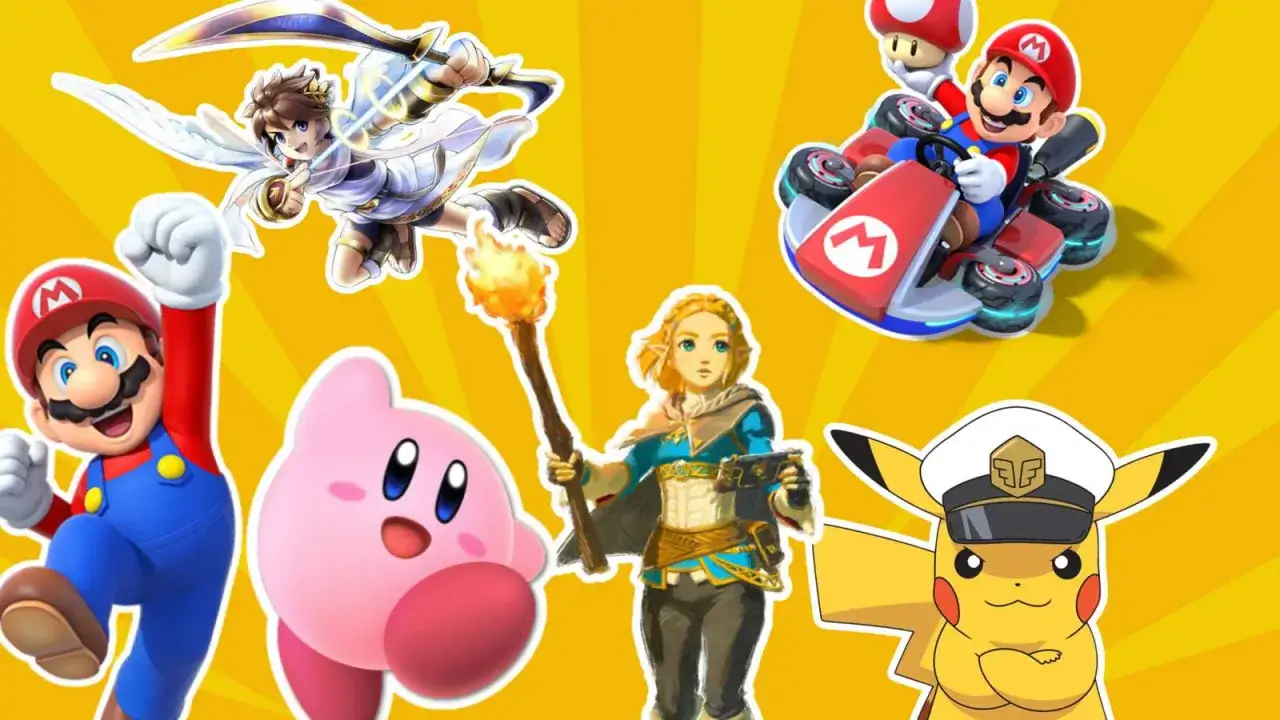 Mario, Kirby, Link, Pikachu i inni bohaterowie zapraszają do odkrywania najlepszych gier na Nintendo Switch.