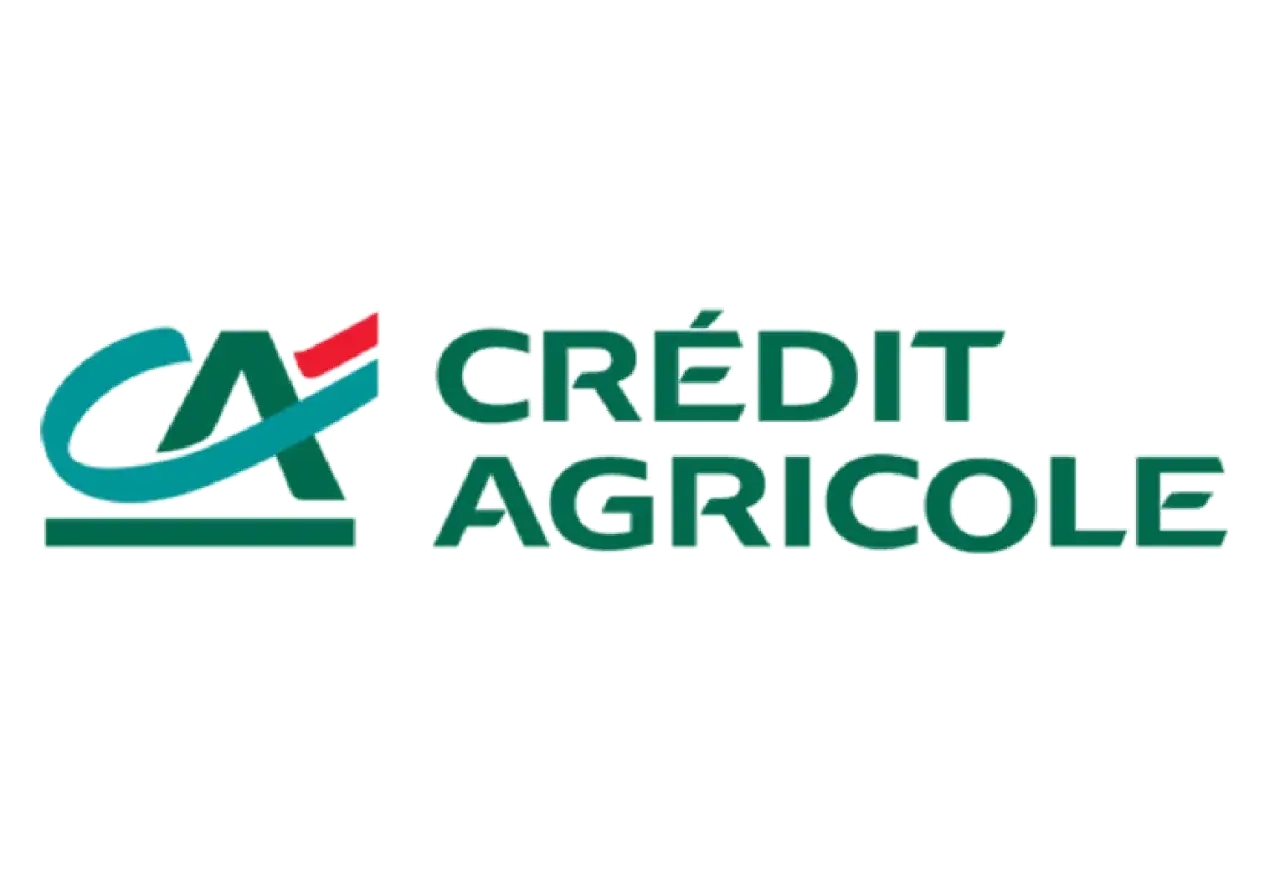 Logo Crédit Agricole. Numer IBAN zaczyna się od