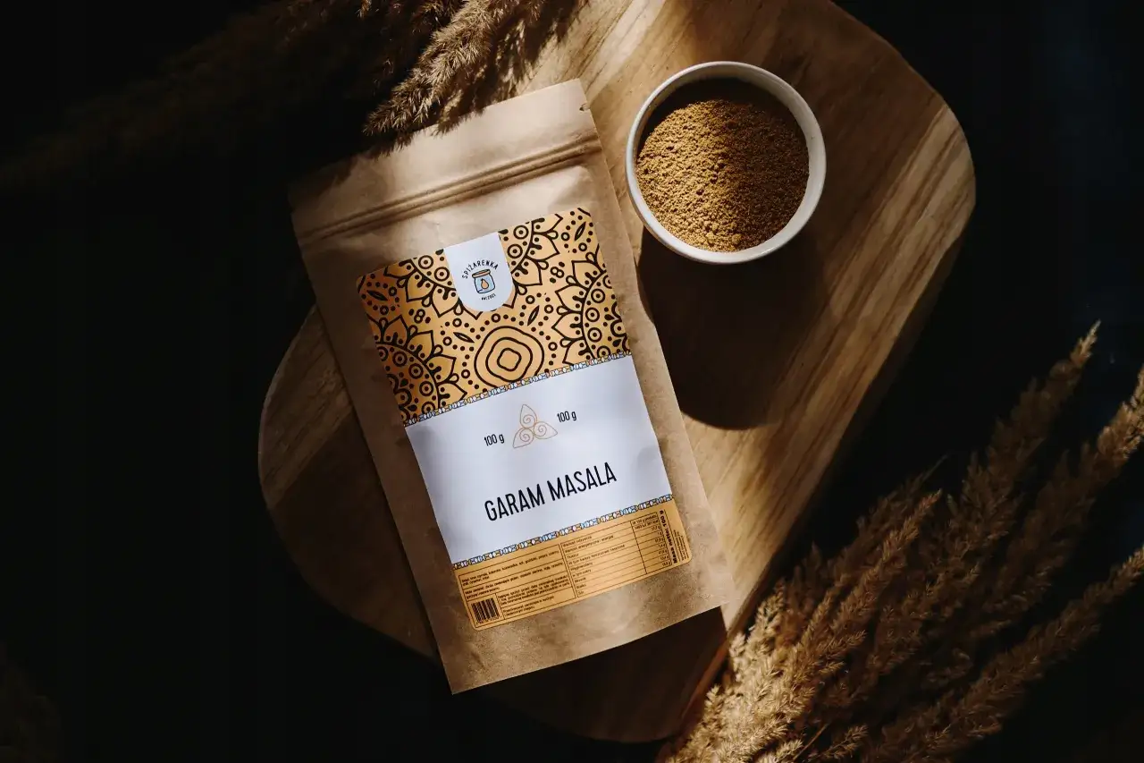 opakowania garam masala ze sklepu