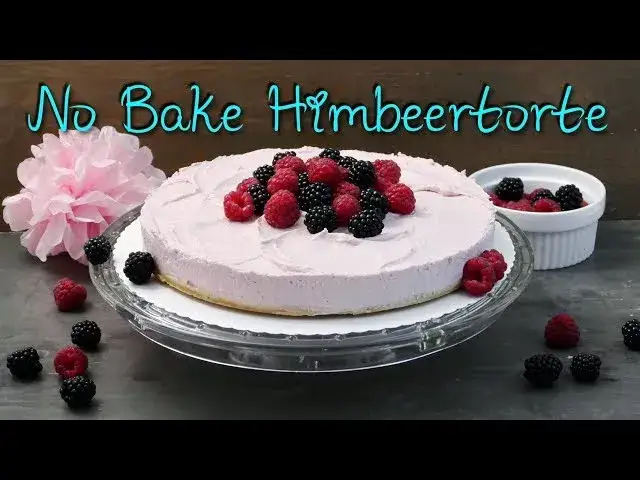 No-Bake Himbeer Mascarpone Torte