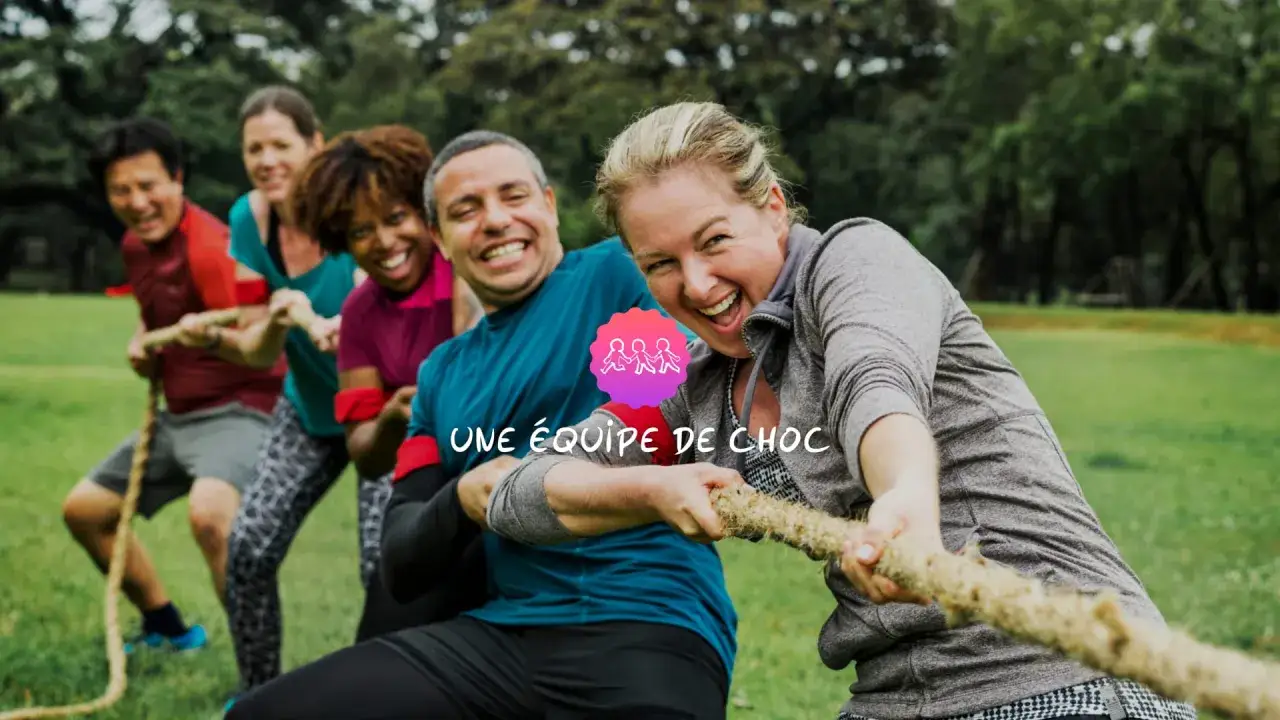 Une équipe soudée relève un défi. Une idée challenge entreprise pour renforcer la cohésion.