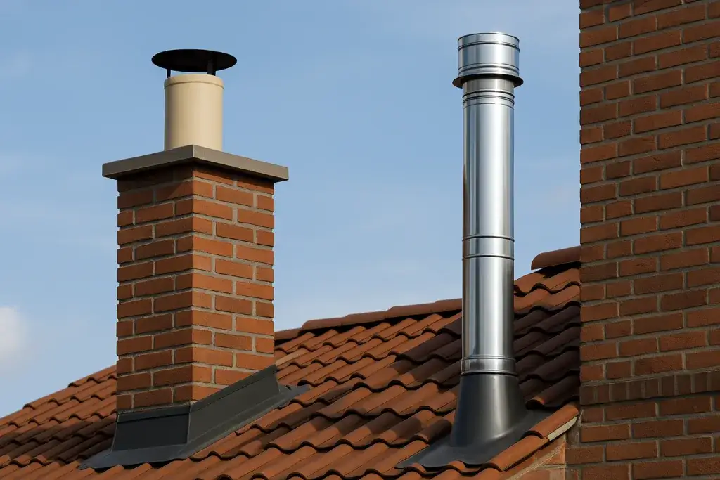 porównanie komin stalowy ceramiczny do pelletu