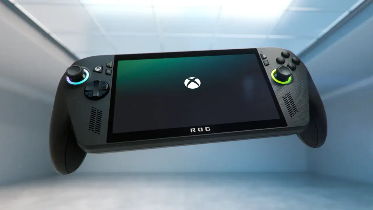 Consola port&aacute;til ROG con logo Xbox, la consola port&aacute;til m&aacute;s potente para llevar tus juegos a donde quieras.
