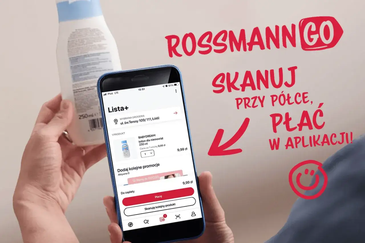 Aplikacja Rossmann GO i gazetka promocyjna
