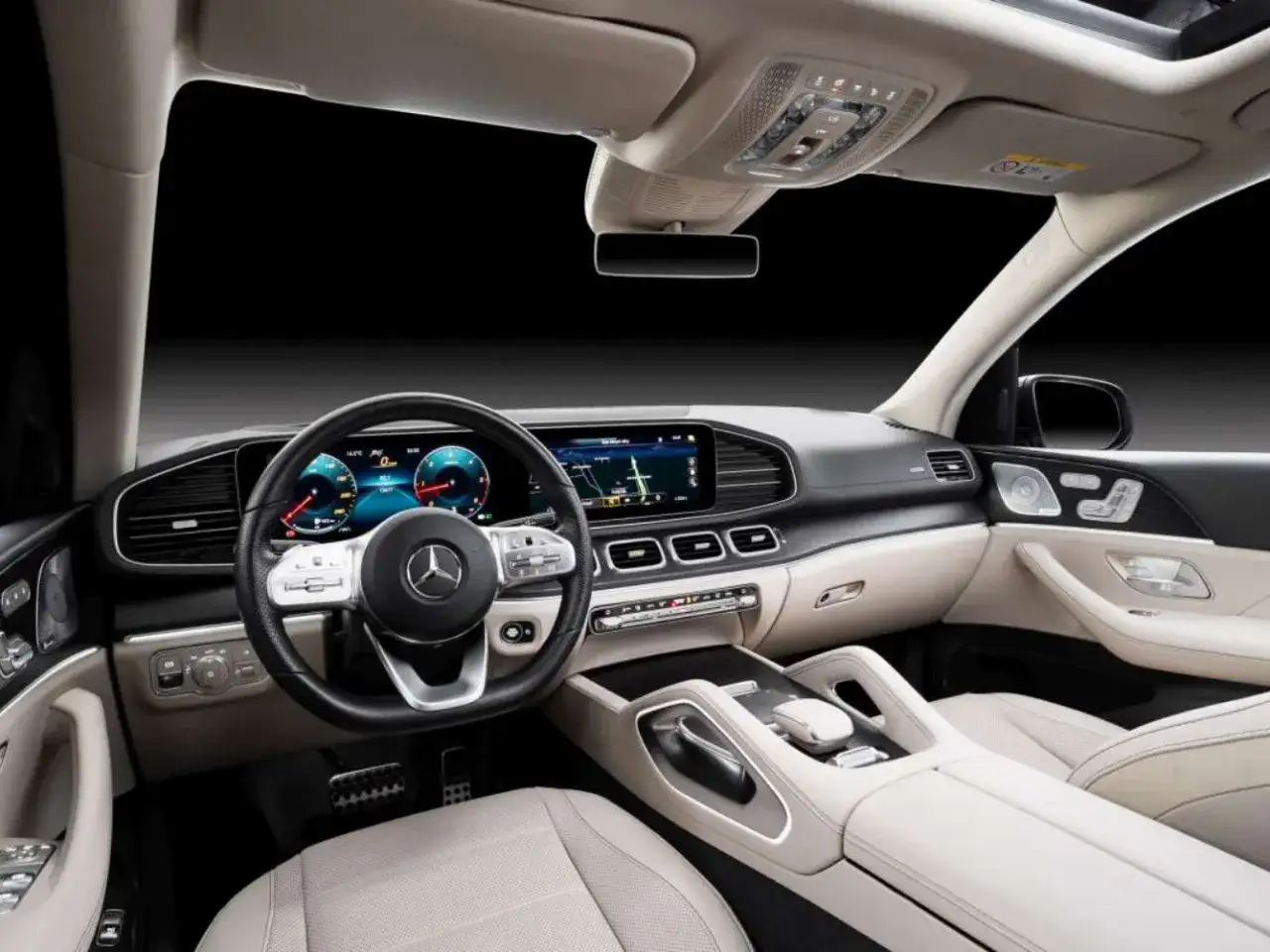 Mercedes-Benz GLS 580 4MATIC wnętrze luksusowe