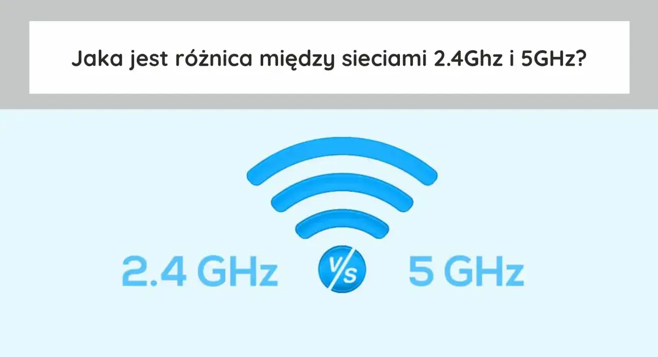 Porównanie pasm WiFi 2.4 GHz i 5 GHz