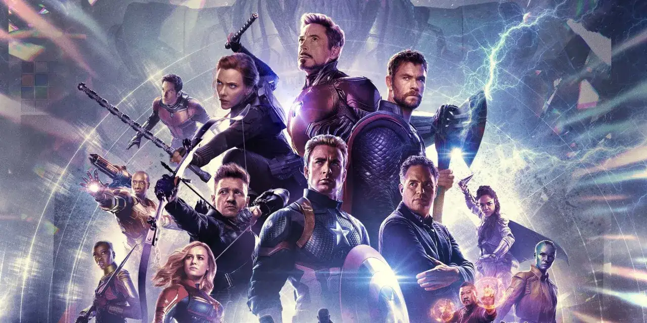 La distribution d'Avengers: Endgame réunit les héros Marvel pour une bataille épique. On y voit Iron Man, Captain America, Thor, Black Widow, Hulk, Hawkeye, Ant-Man, Captain Marvel, War Machine, Nebula, Okoye et Wong.