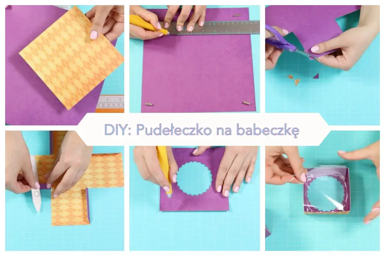 Jak zapakować babeczki na prezent? Zobacz, jak krok po kroku stworzyć urocze pudełeczko DIY z okienkiem.