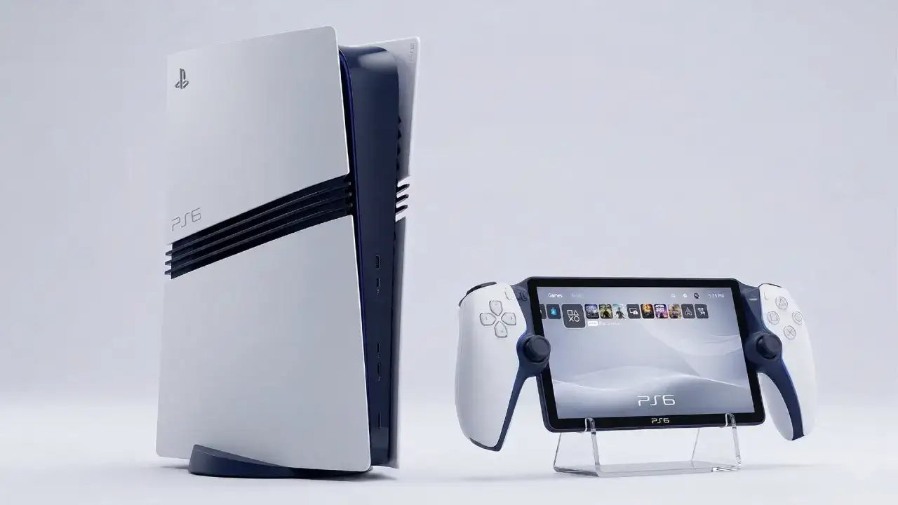 Kiedy playstation 6? Futurystyczna konsola i kontroler z ekranem dotykowym, gotowe na nowe wyzwania.
