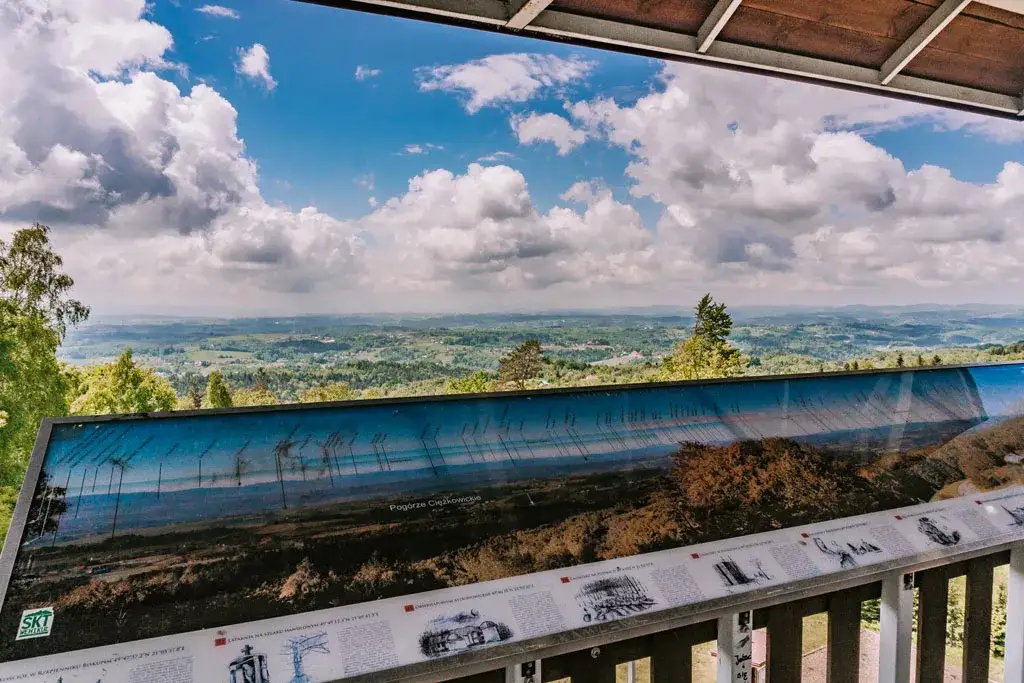 Bacówka na Bukowinie wieża widokowa panorama