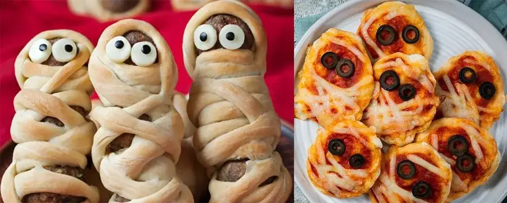 decorazioni piatti halloween commestibili