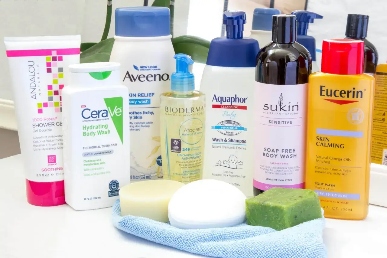 Jabón neutro para pieles sensibles: CeraVe, Aveeno, Aquaphor Baby, Sukin y Eucerin.